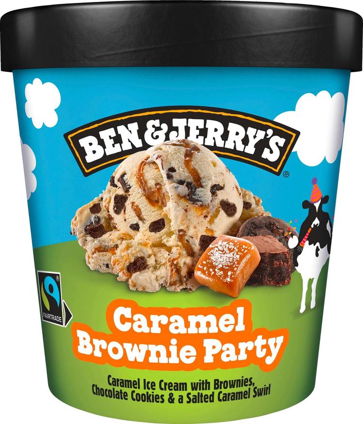 Ben & Jerry's Jäätelöjälkiruoka Caramel Brownie Party 465 ML