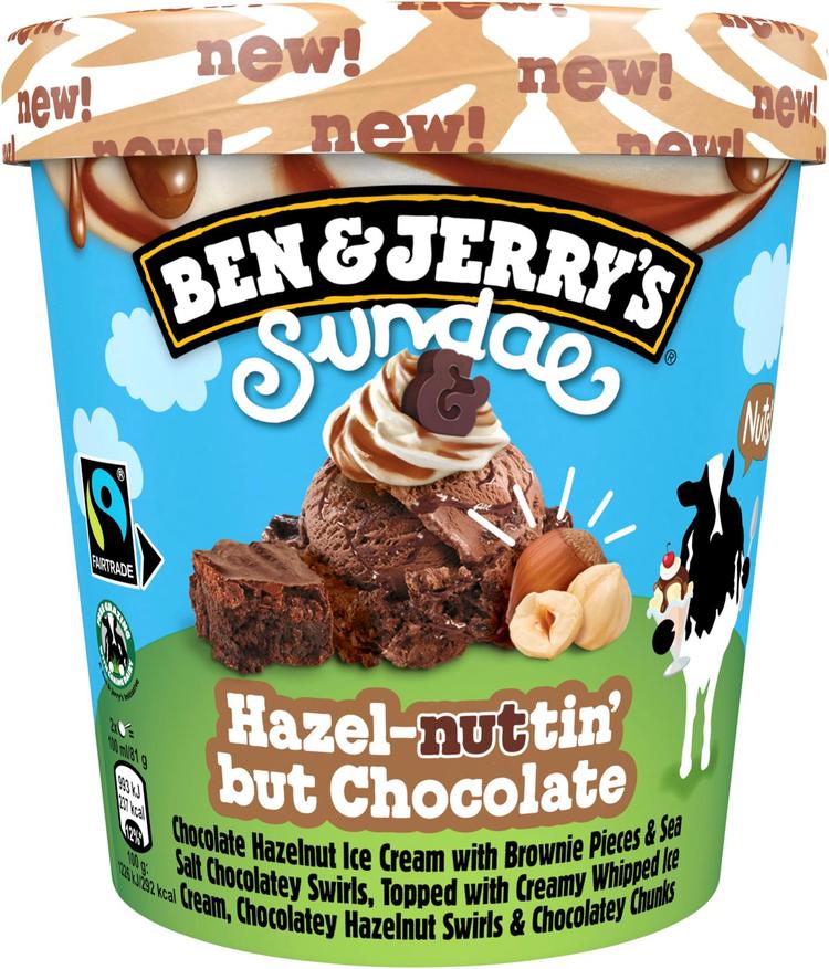 Ben & Jerry's Jäätelöjälkiruoka Hazel-nuttin' but Chocolate 427 ML