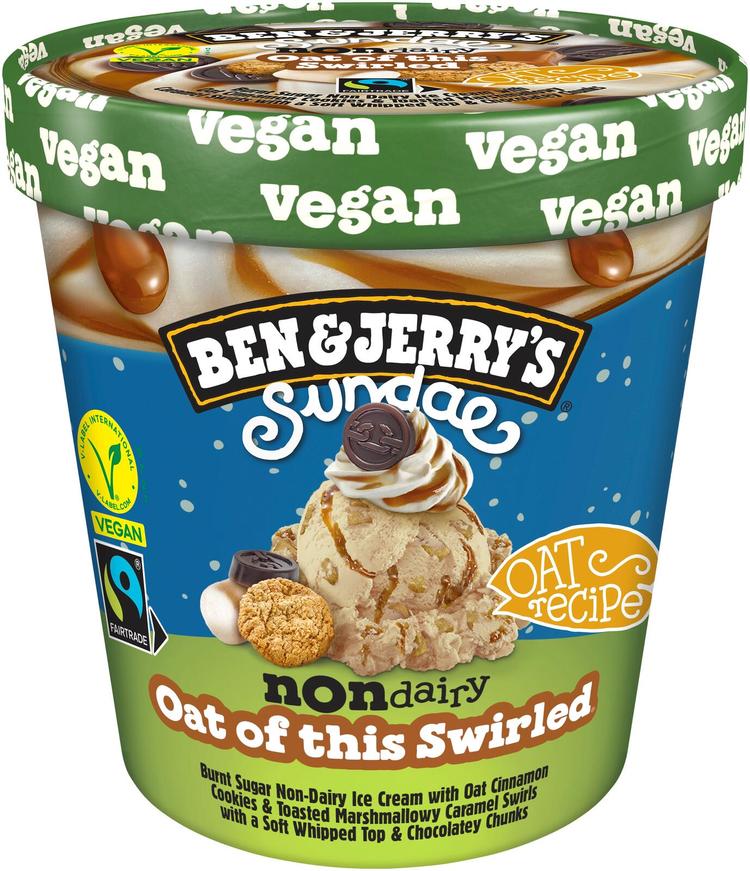 Ben & Jerry's Sundae Oat of this Swirled Jäätelö Vegaaninen 427ml/342g