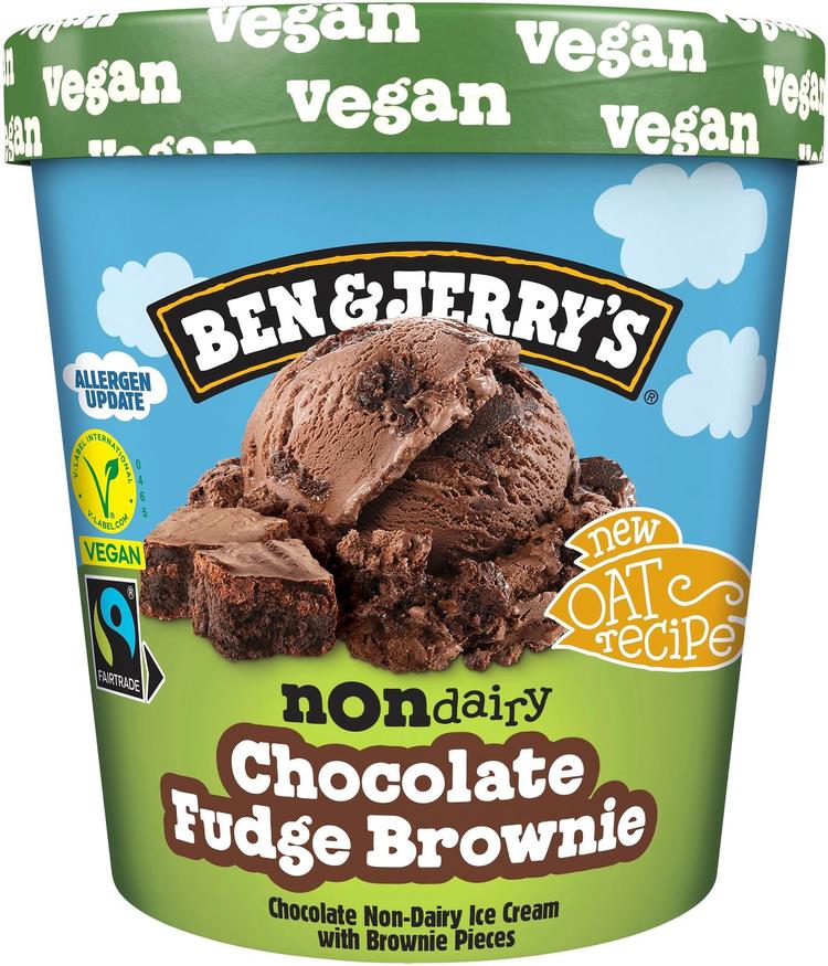 Ben & Jerry's Chocolate Fudge Brownie Jäätelö Vegaaninen​ 465ml/468g