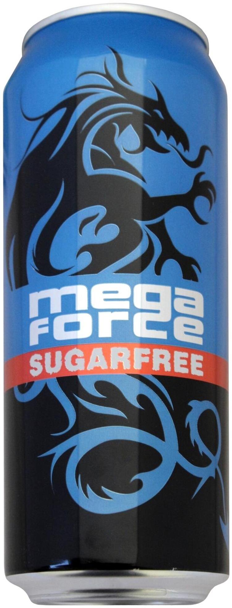 Mega force sugarfree energy drink energiajuoma 0,5l