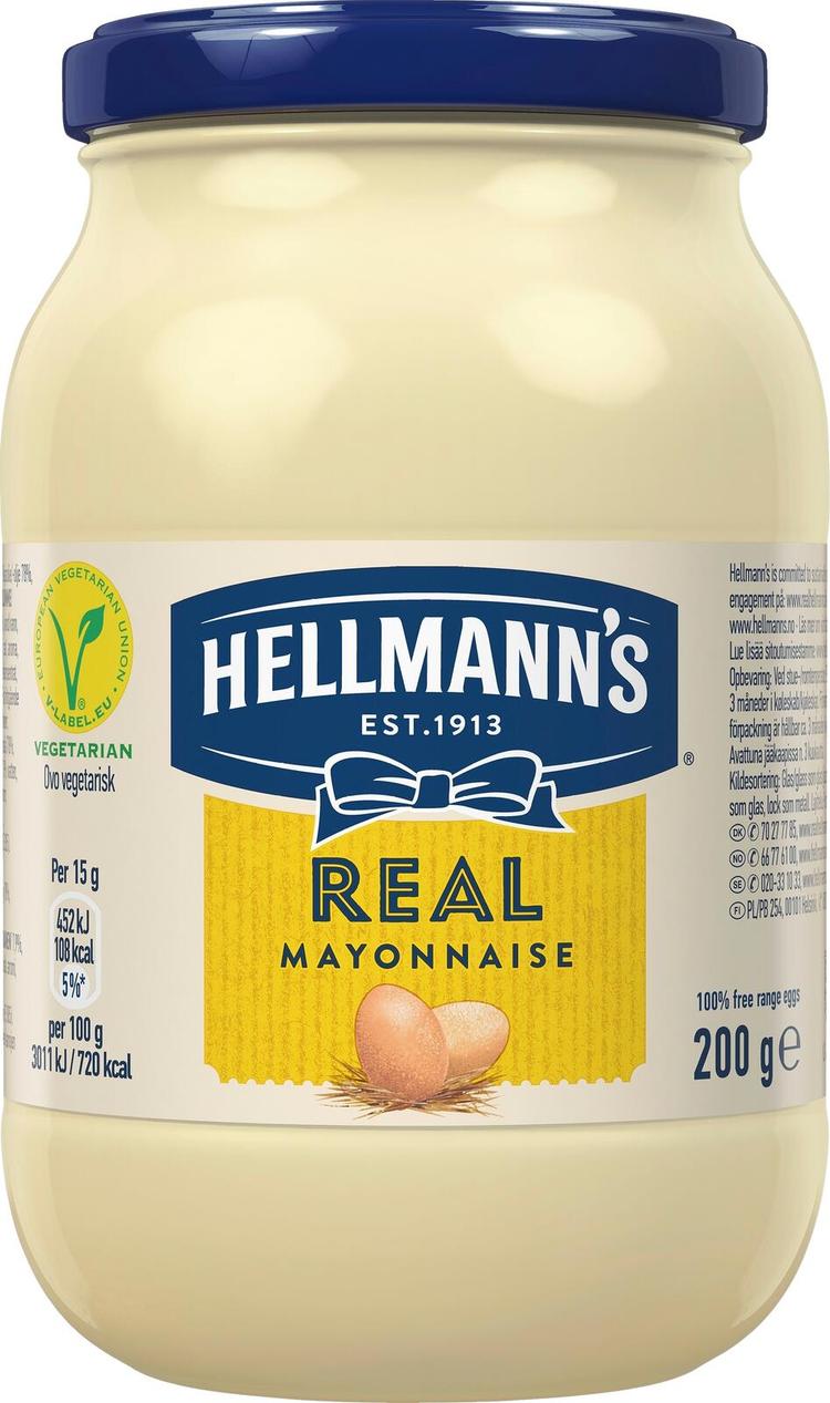 Hellmann's Real Majoneesi 200 g