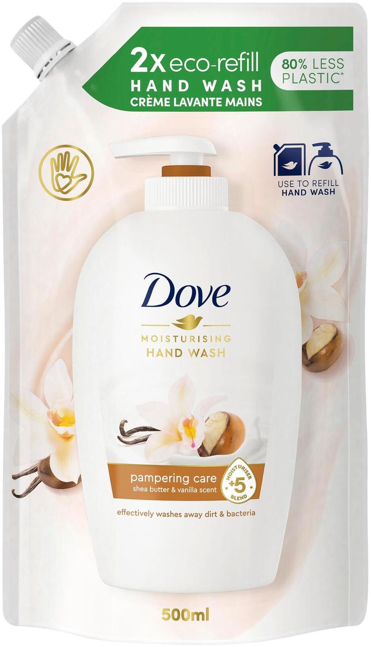 Dove Pampering Care Refill Flytande handtvål 500 ml