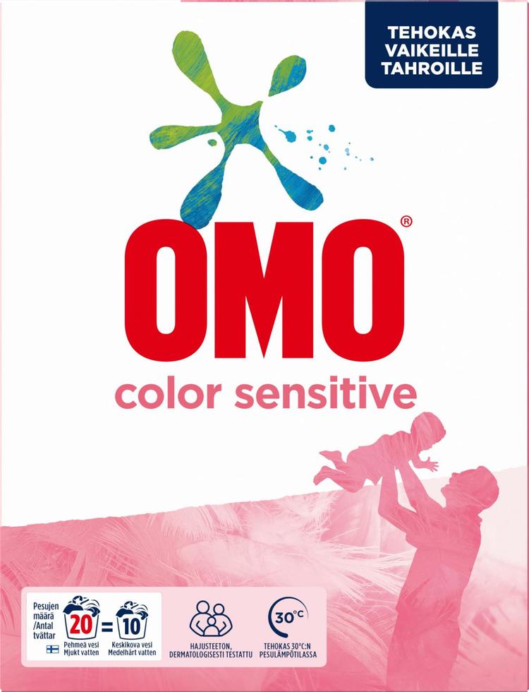 Omo Pyykinpesujauhe Color Sensitive 700 g