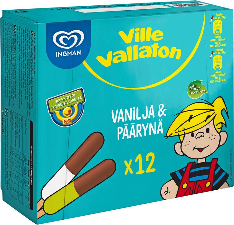 Ingman Ville Vallaton 420ML / 276g monipakkaus Vanilja-Päärynä