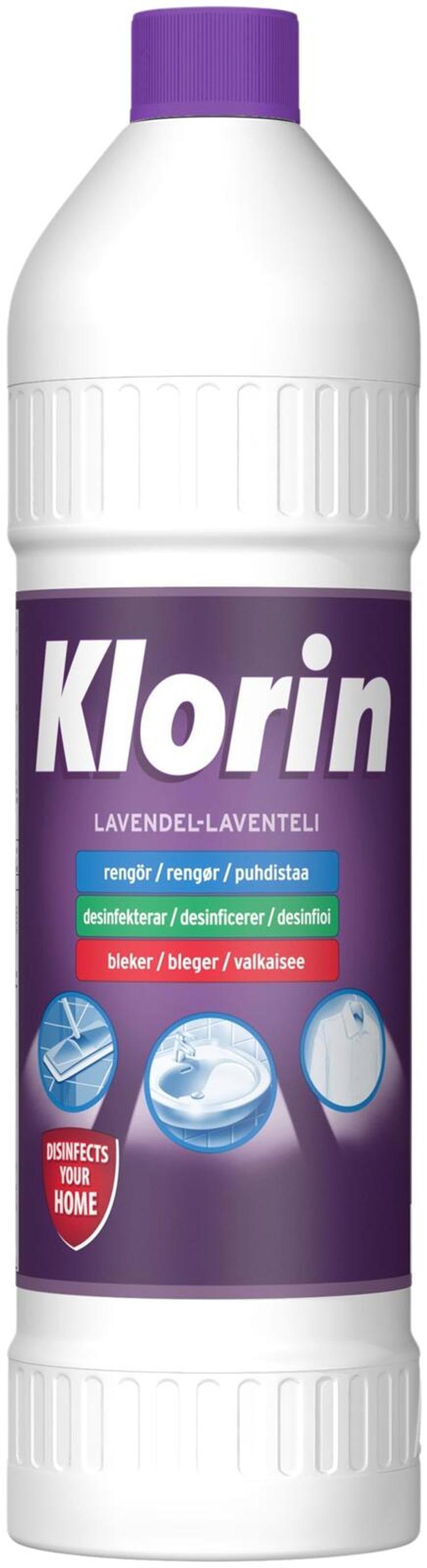 Klorin Laventeli valkaisu- ja desinfiointiaine 750 ml