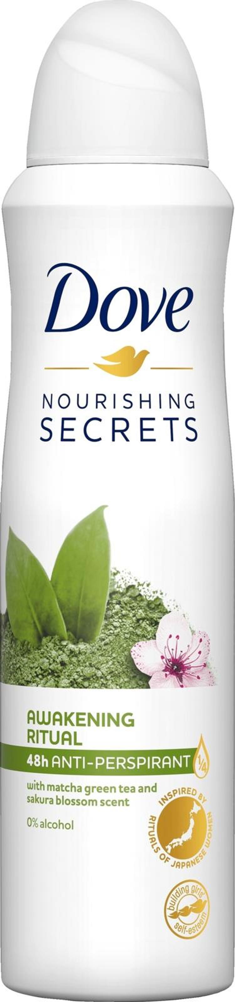 Dove Nourishing Secrets Awakening Ritual Antiperspirantti Deodorantti Spray 48 h suoja 150 ml