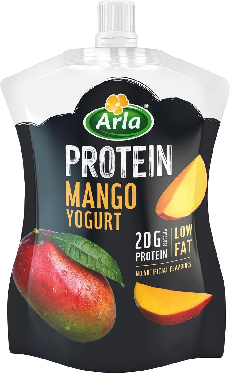 Arla Protein 200 g vähärasvainen mangojogurtti on-the-go