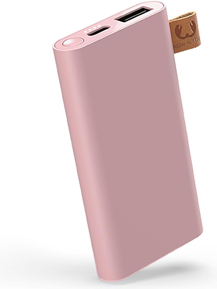 Fresh 'n Rebel Powerbank 6000 mAh USB-C -liitännällä, Dusty Pink
