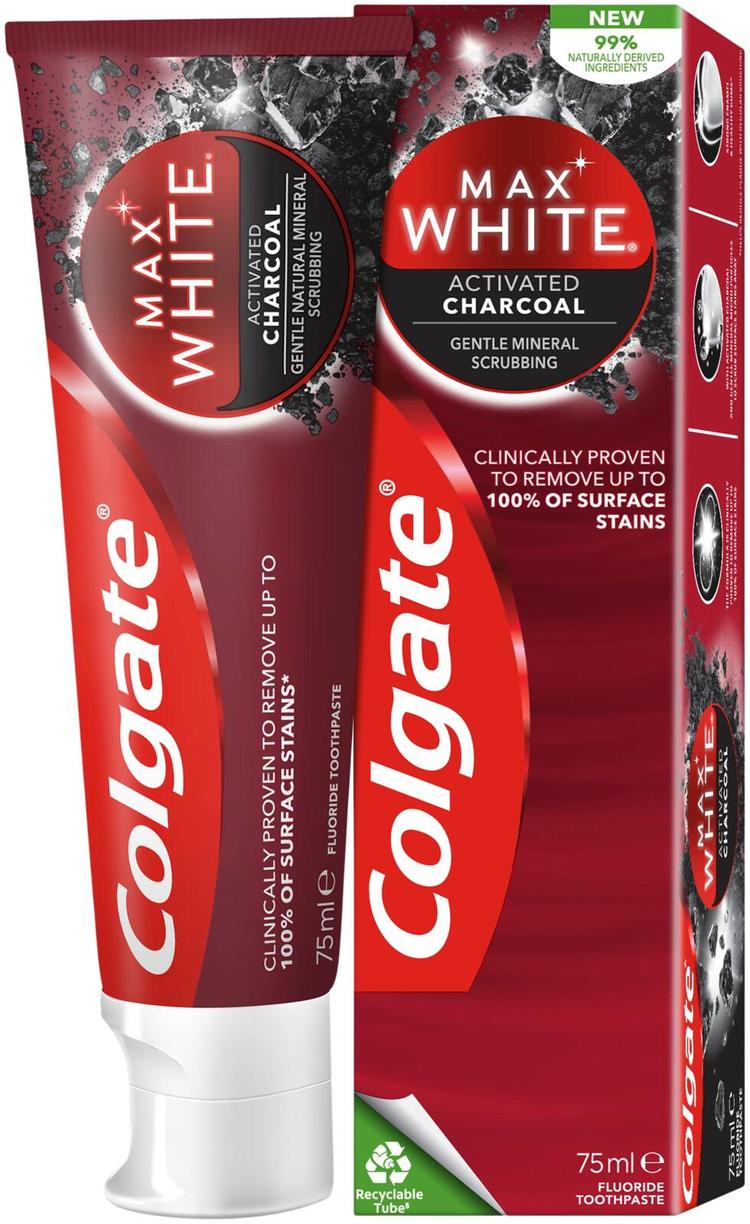 Colgate Max White Charcoal hammastahna 75ml