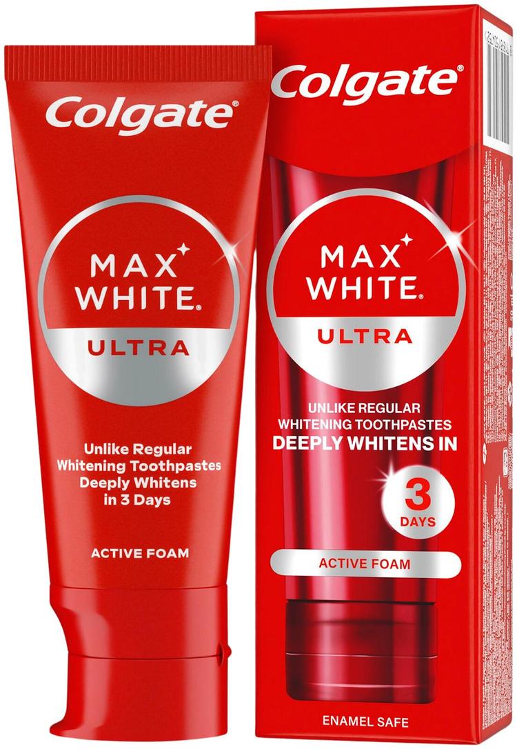 Colgate Max White Ultra Active Foam hammastahna 75ml