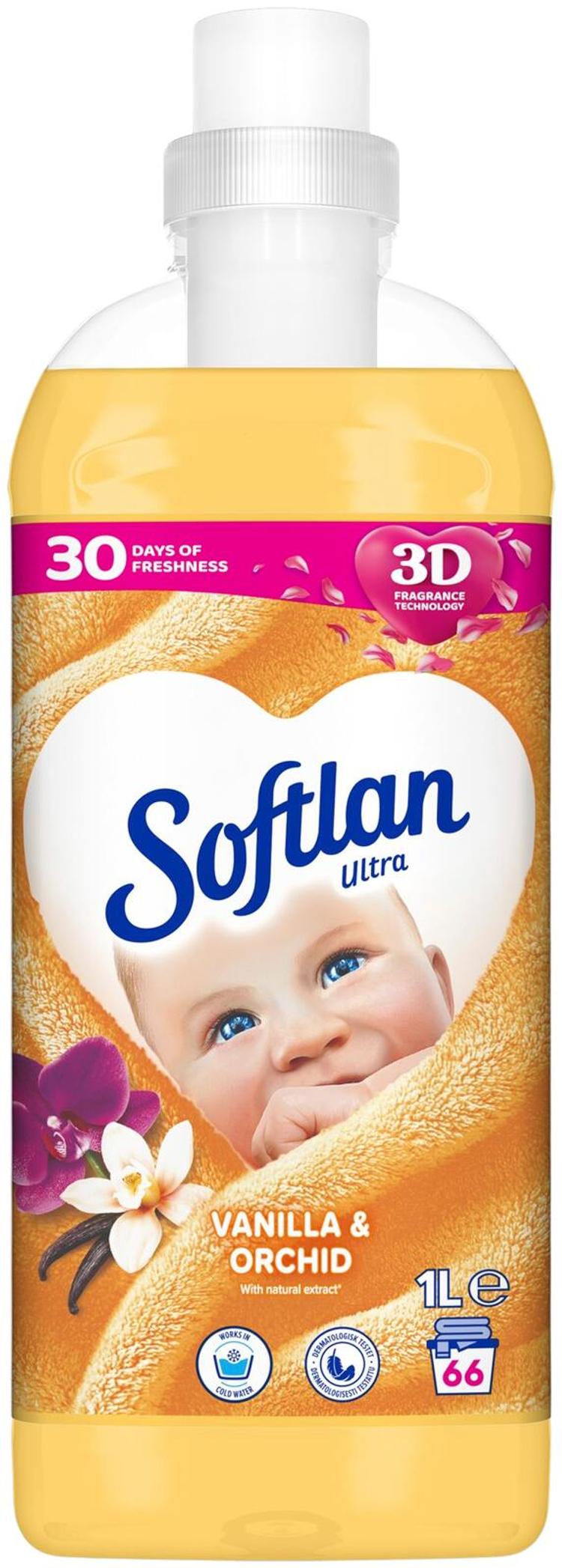 Softlan Ultra Vanilla & Orchid huuhteluaine 1000ml