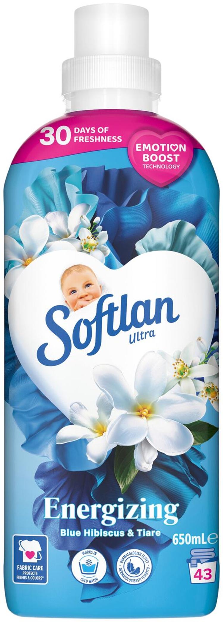 Softlan Perfumed Freshness Blue Hibiscus huuhteluaine 650ml