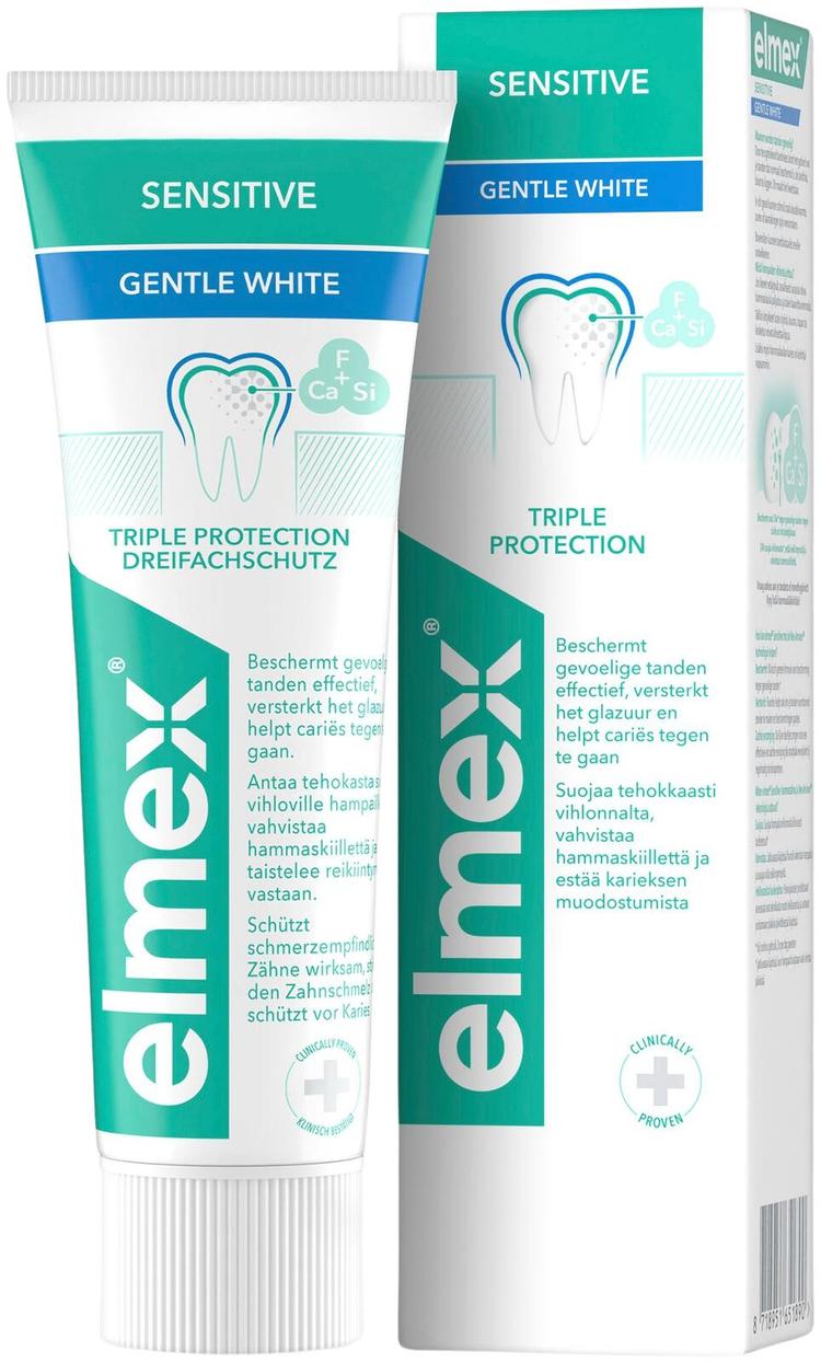 elmex Sensitive Gentle White hammastahna 75ml