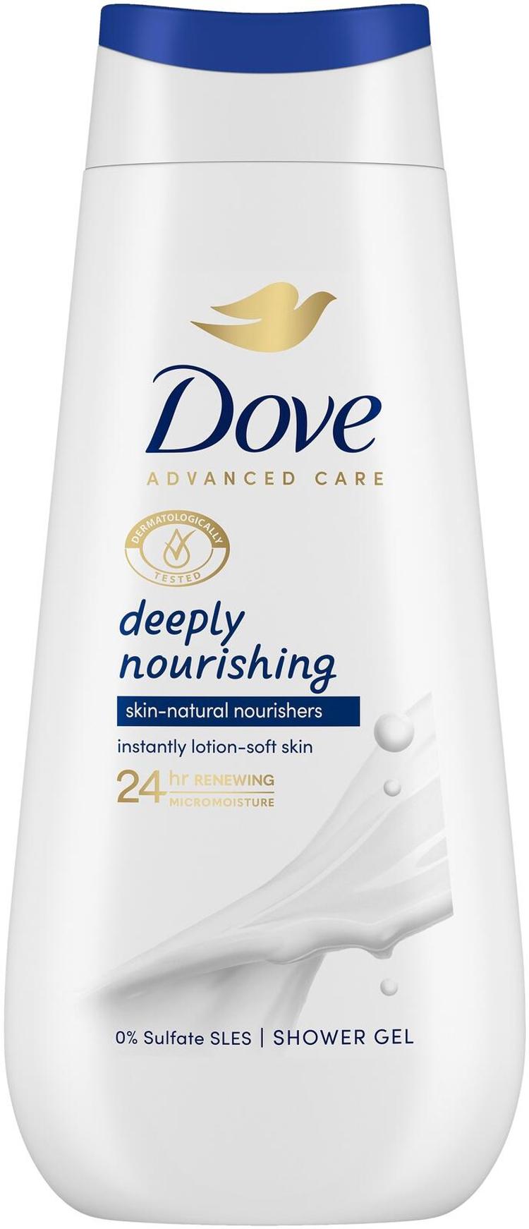 Dove Advanced Care Deeply Nourishing Suihkusaippua  24hrs renewing micromoisture   225 ML