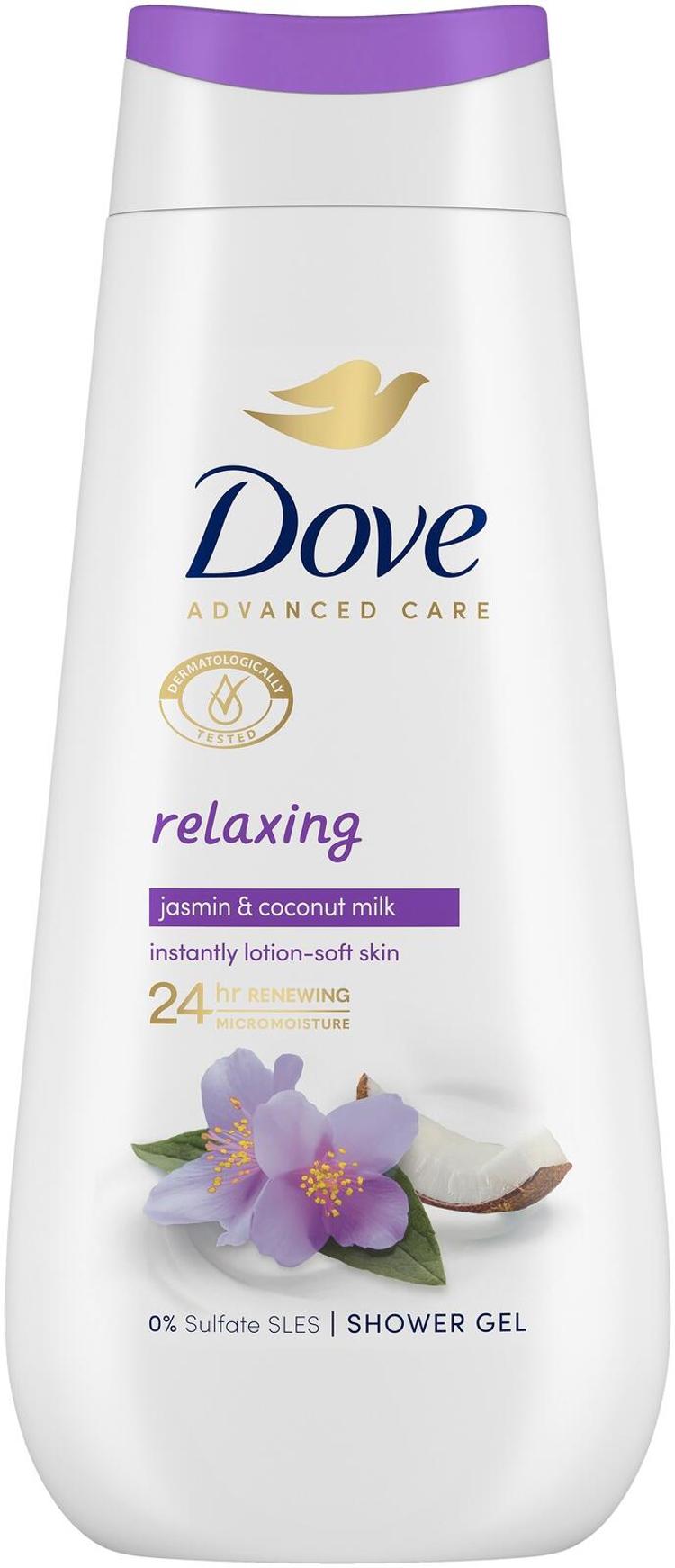 Dove Advanced Care Relaxing Suihkusaippua  24hrs renewing micromoisture   225 ML