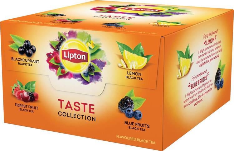 Lipton 40ps Taste Collection musta tee valikoimapakkaus
