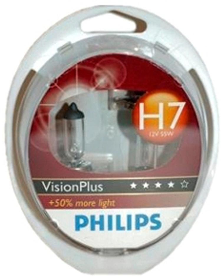 Philips H7 VisionPlus autolamppu 12V 55W