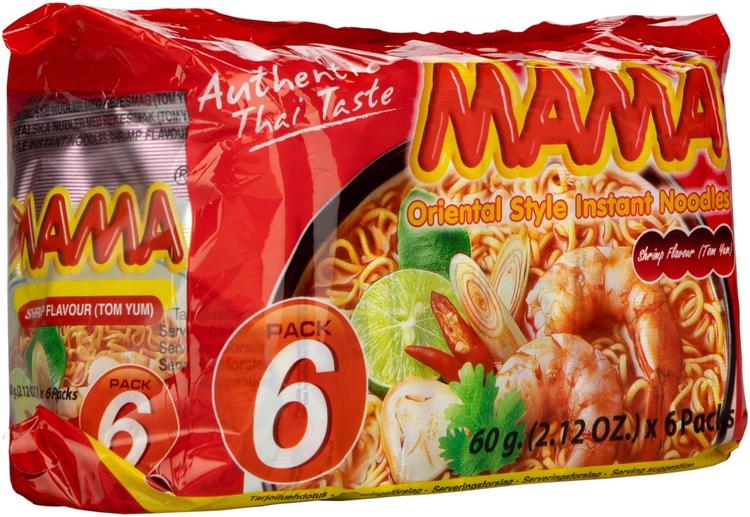 Mama 6-pack Katkaravunmakuinen nuudeli 6x60g