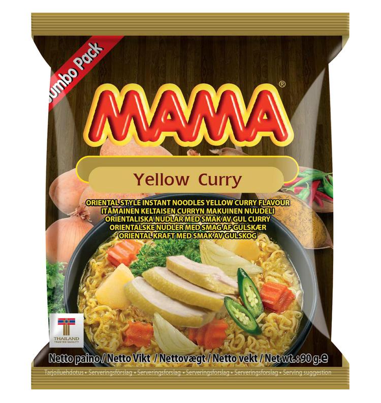 Mama Keltainen curry nuudeli 90g