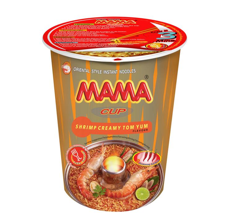 Mama Creamy Tom Yum kuppinuudeli 70g