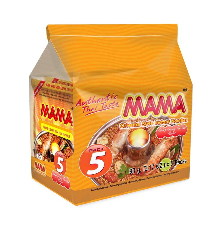 5x Mama Katkaravunmakuinen nuudeli creamy tom yum 90g