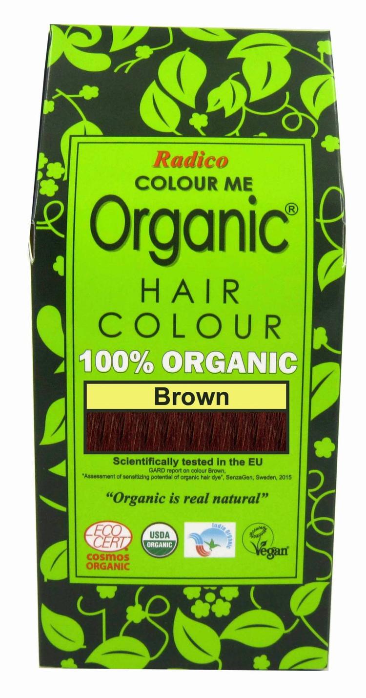 Radico hiusväri Colour Me Organic Ruskea
