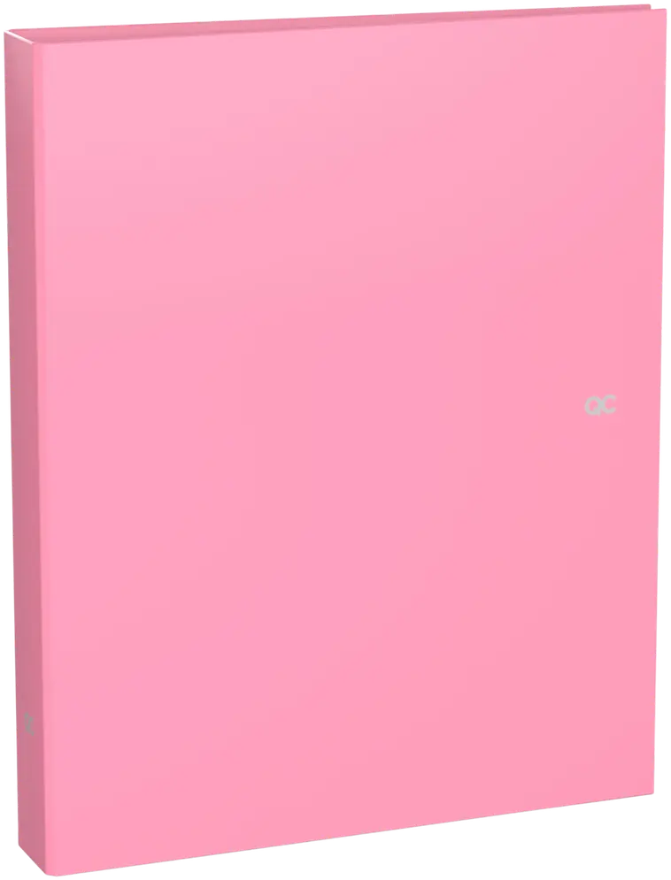 Quattro Color rengaskansio A4 roosa