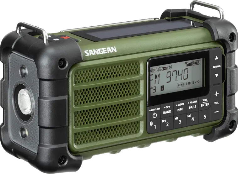 Sangean MMR-99 ladattava AM/FM-radio bluetooth yhteydellä, Forest-green - 2