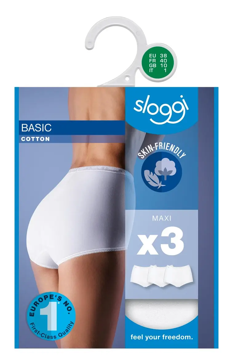 Sloggi Maxi Basic naisten alushousut 3-pack