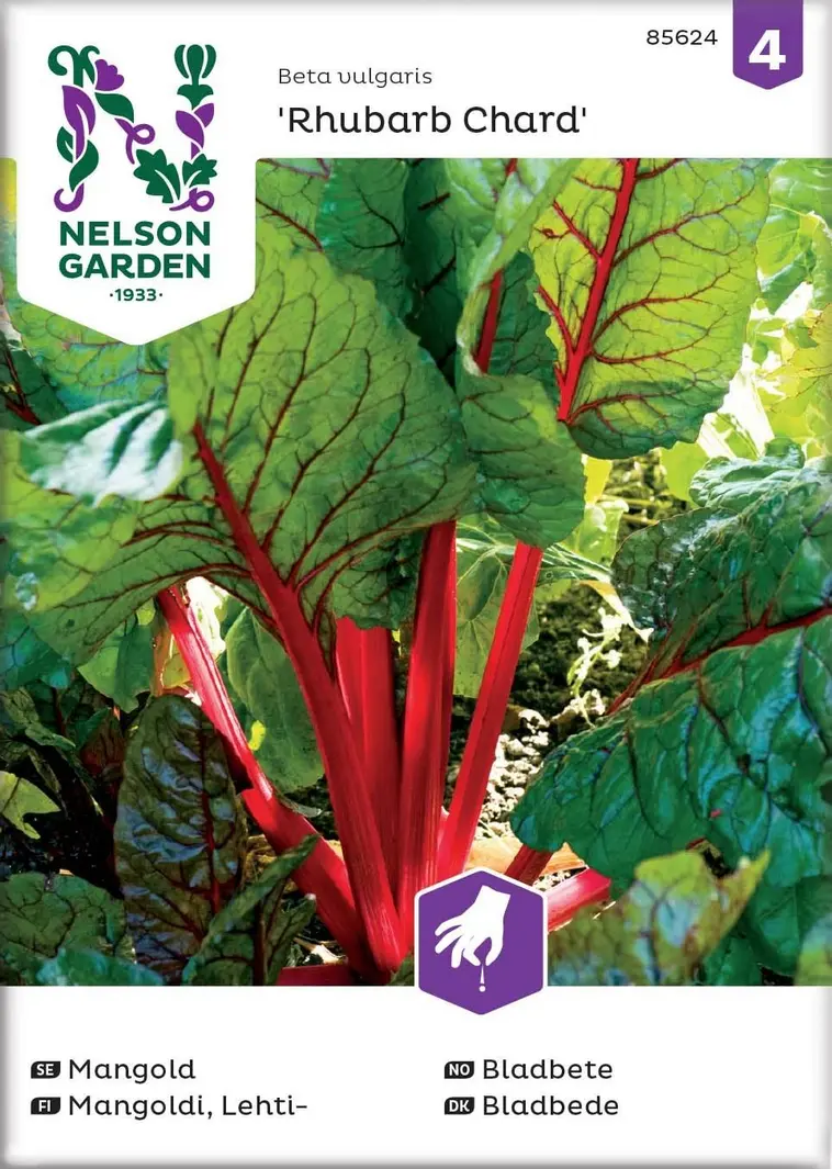 Nelson Garden Siemen Mangoldi, Lehti-, Rhubarb Chard | Prisma verkkokauppa