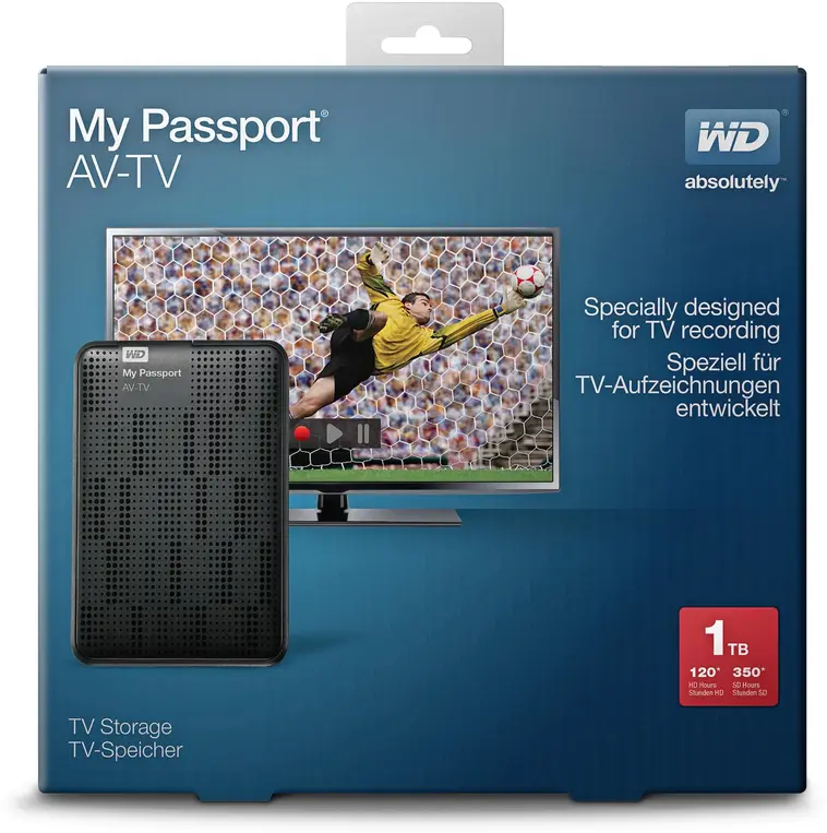 WD My Passport AV-TV 1TB 2,5
