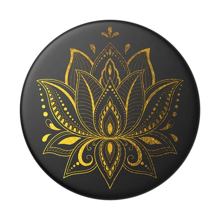 Popsockets puhelinpidike popgrip golden prana black