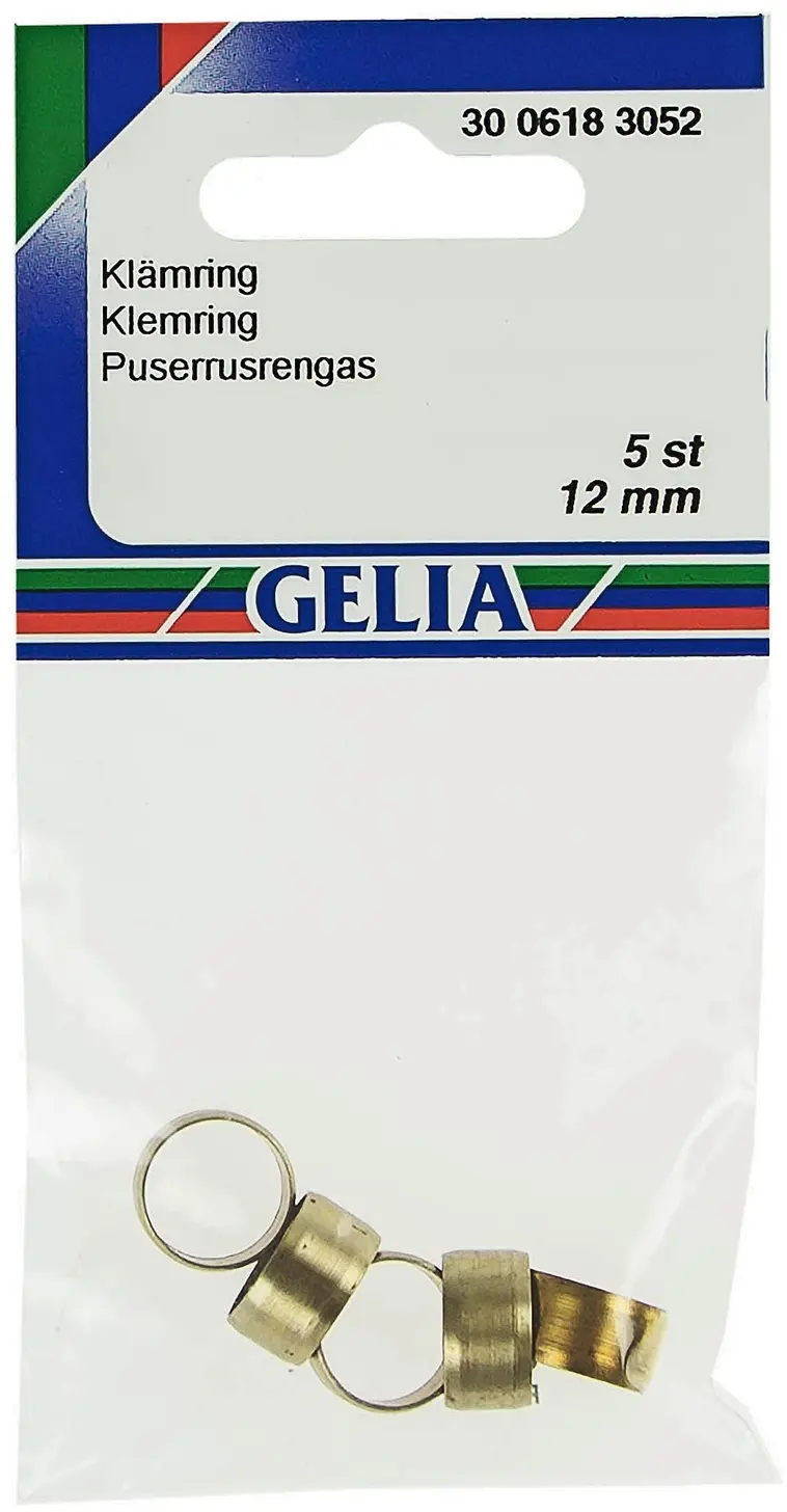 Gelia helmi puserrusliittimeen 12mm 5kpl | Prisma verkkokauppa