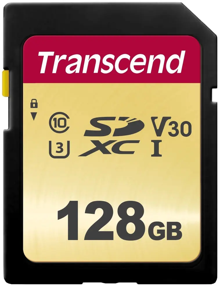 Transcend 500S muistikortti 128GB SD
