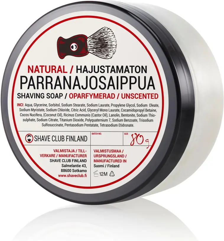 Shave Club Finland parranajosaippua natural 80g | Prisma verkkokauppa