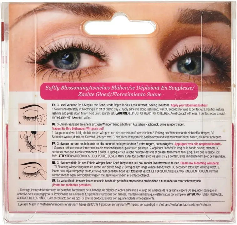 Kiss Blooming lash Peony irtoripset 1pari - 3