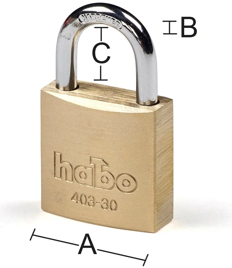 Habo riippulukko 403-30 messinki | Prisma verkkokauppa