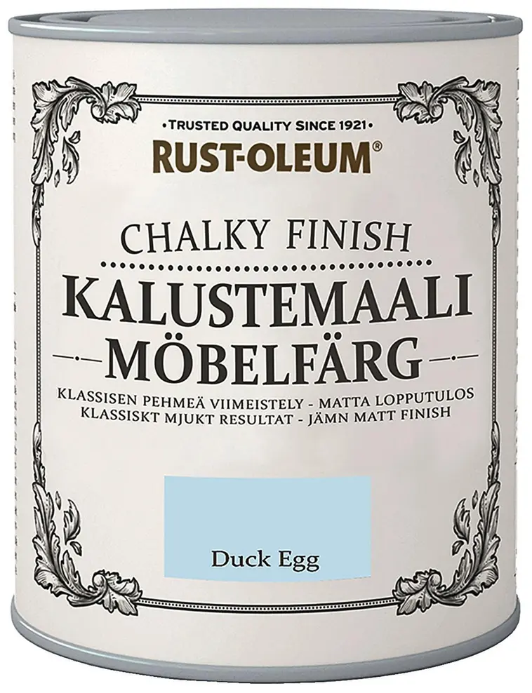 Rust-Oleum Chalky Finish Kalustemaali 750ml Duckegg | Prisma verkkokauppa