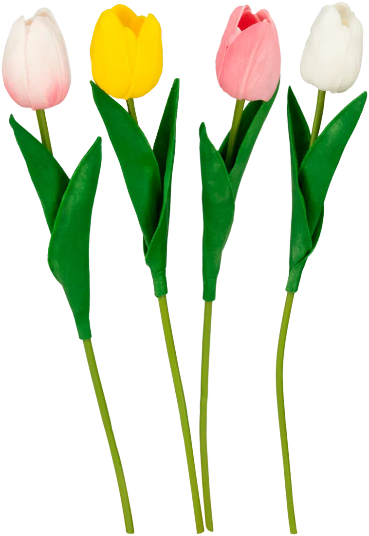 Ei merkkiä Teko-oksa tulppaani vaalea 34 cm