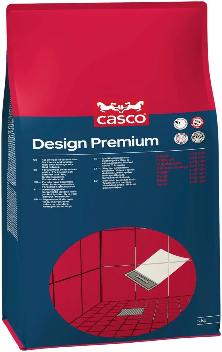 Casco saumalaasti Design Premium platin. grey 25 5kg