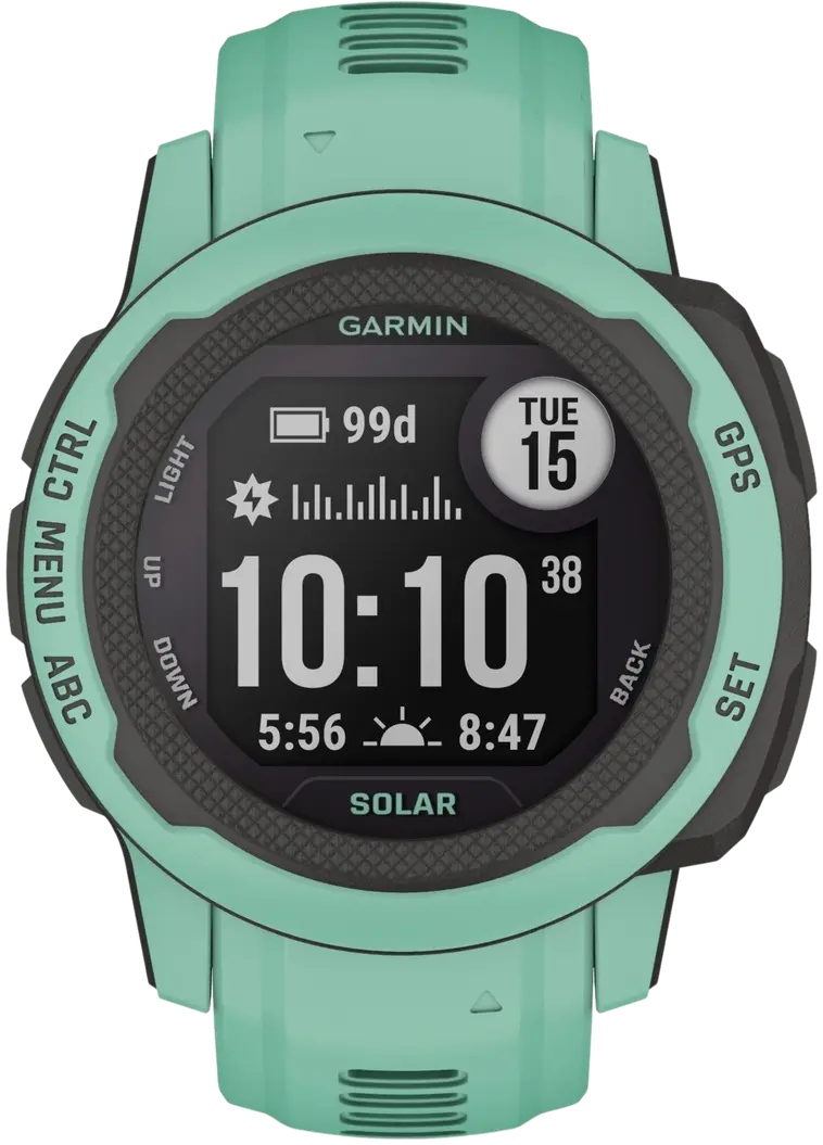Garmin Instinct 2s solar multisport GPS kello, vihreä