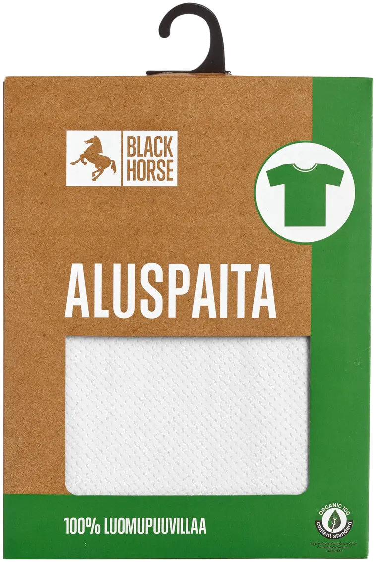 Black Horse miesten aluspaita Ossi - VALKOINEN - 2