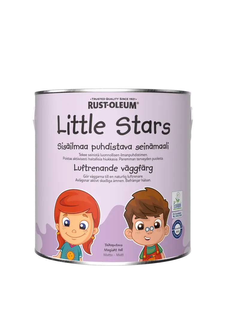 Rust-Oleum Little Stars Sisäilmaa puhdistava Seinämaali 2,5L Taikaputous |  Prisma verkkokauppa