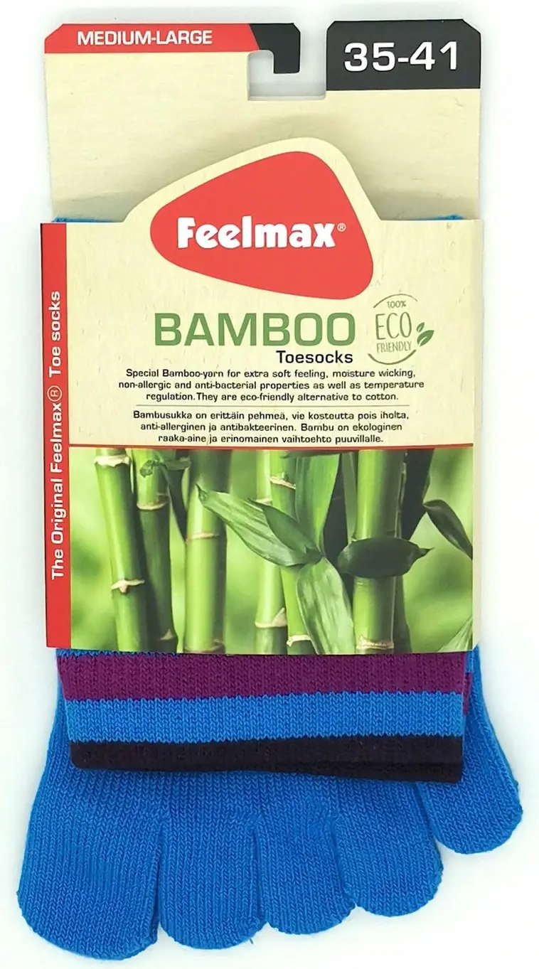 Feelmax naisten varvassukat bambu BA35MC-2 35-41