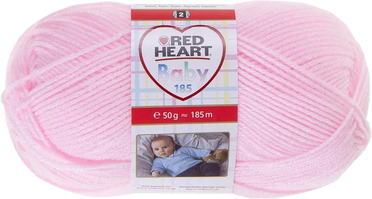 Red Heart neulelanka Baby 50g vaaleanpunainen