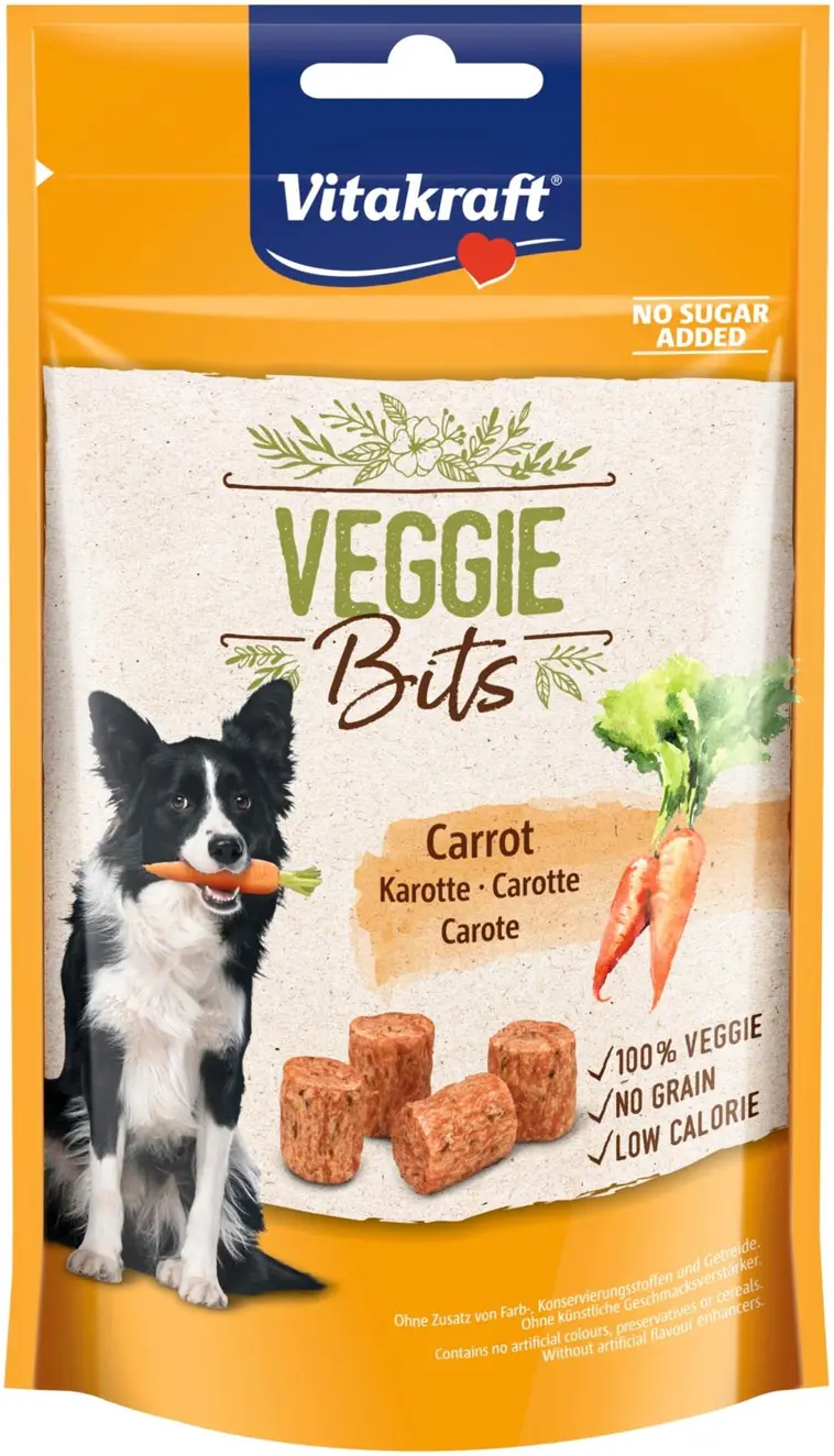 Vitakraft Veggie Bits koiran makupala porkkana 40g