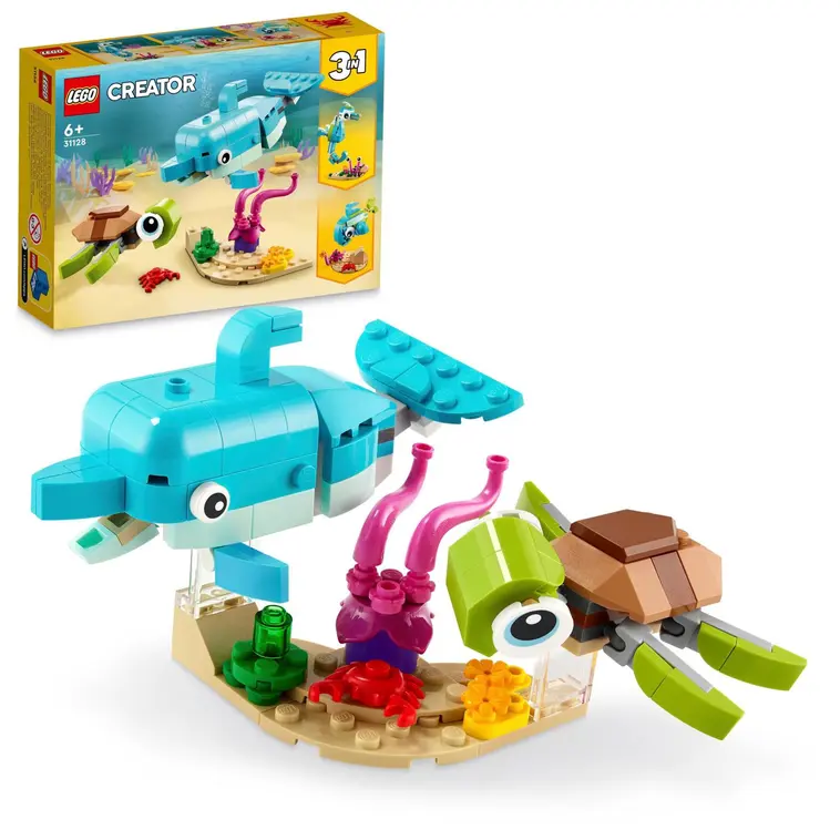 LEGO® Creator 3in1 Delfiini ja kilpikonna 31128