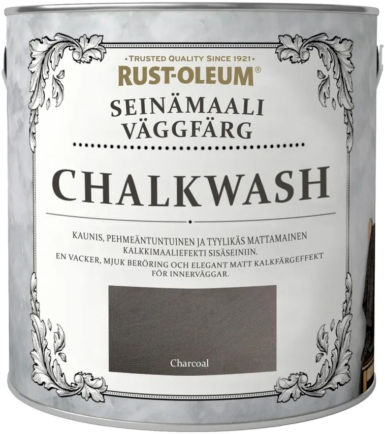 Rust-Oleum Chalkwash 2,5L Charcoal Seinämaali