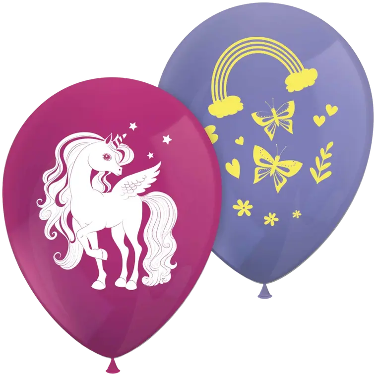 Decorata Party ilmapallo Unicorn rainbow